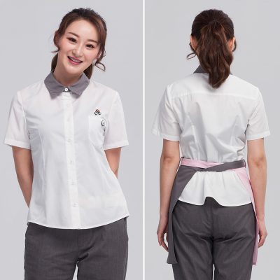 Asian modern shirt restaurant uniform (2)