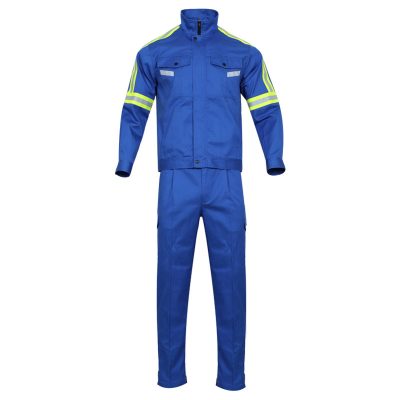 Blue full set of industrial uniforms (4)