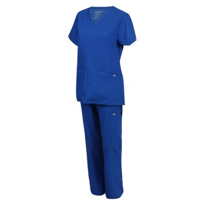 Blue stain-resistant sturdy cleaner uniform (5)