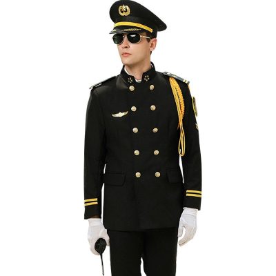 Classic style black security uniform (7)