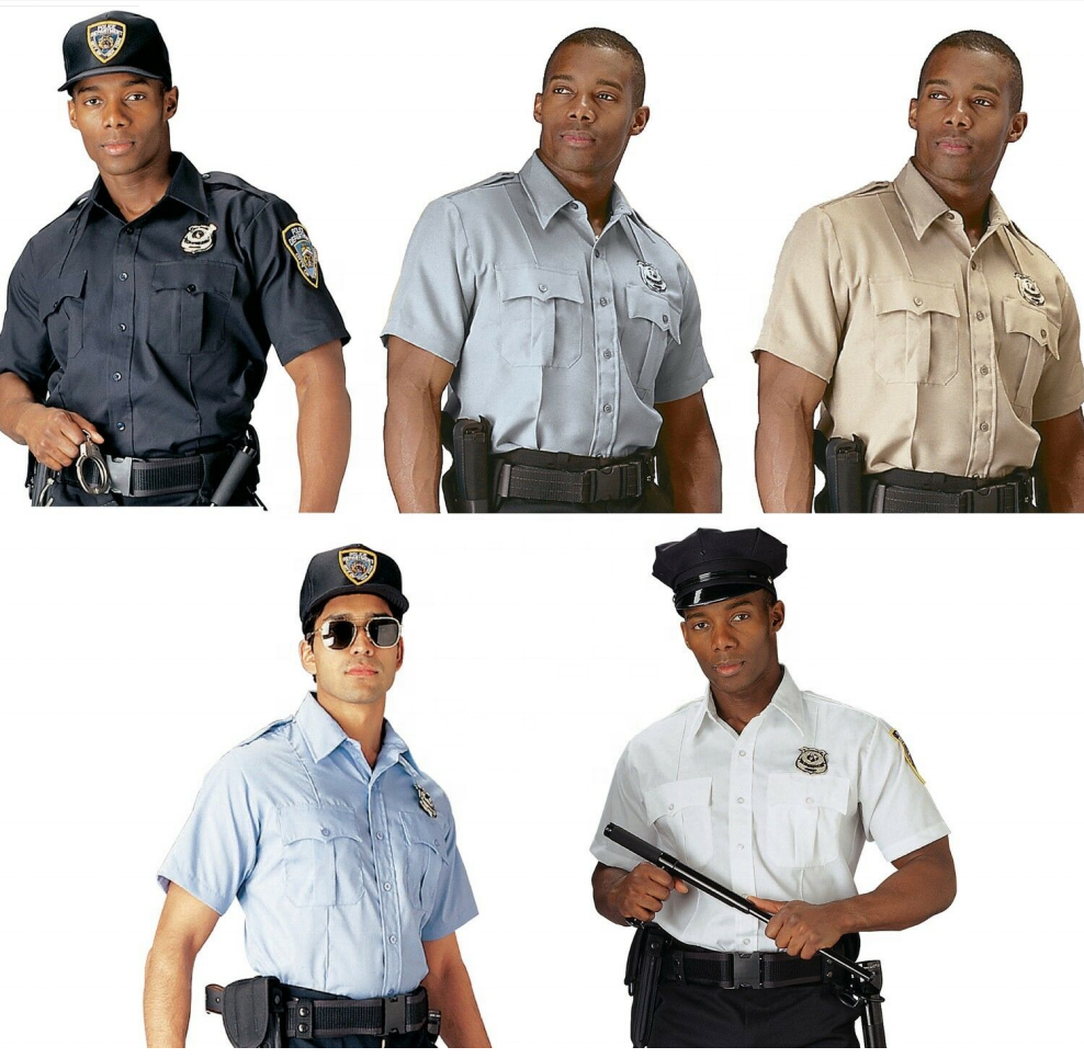 Customized professional different police uniforms