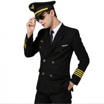 Design hot-selling fashion pilot uniforms (4)
