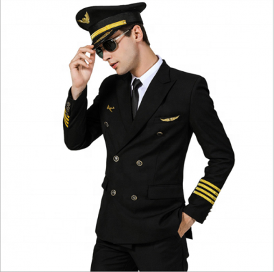 Design hot-selling fashion pilot uniforms (4)