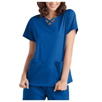 High quality soft hospital uniform (5)