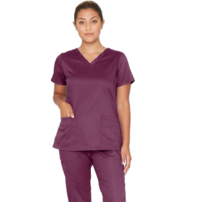 Medical scrub short-sleeved uniform (1)