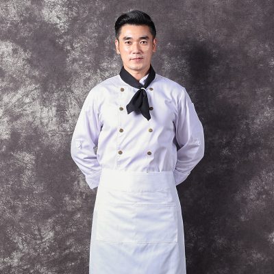 New style with knot design chef uniform (1)