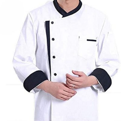 Single breasted white chef uniform (2)