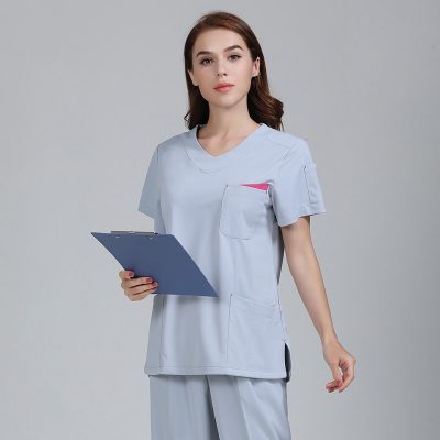 The latest hospital white scrub uniform (1)