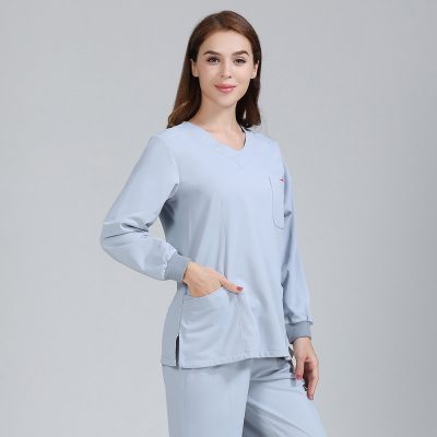 The latest hospital white scrub uniform (2)