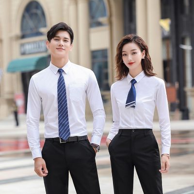 White high-end business company uniform (2)