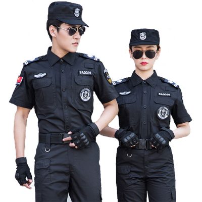 Wholesale comfortable black security uniforms (3)