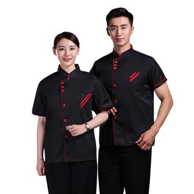 Wholesale polyester unisex hospitality uniform (5)