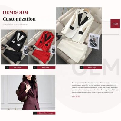Stylish corporate blazer suit for women