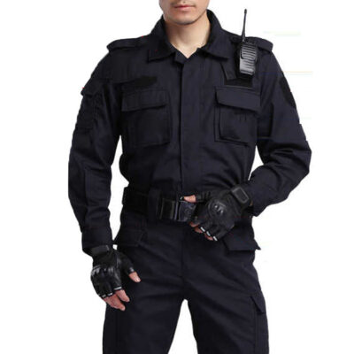 custom logo security uniform set