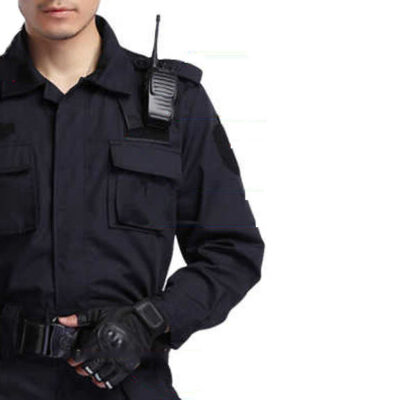 custom logo security uniform set