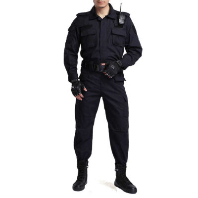 custom logo security uniform set
