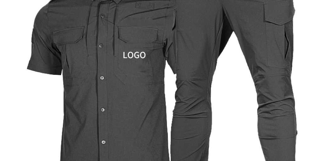 Unisex Blue Short Sleeve Security Guard Uniform Manufacturer (3) short sleeve security guard uniform set