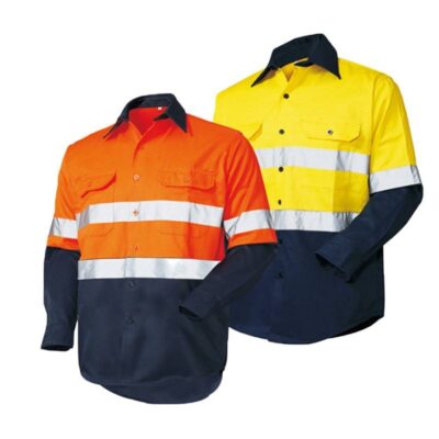 vis reflective security work jacket