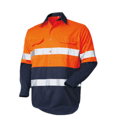 vis reflective security work jacket