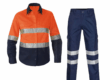vis reflective security work jacket