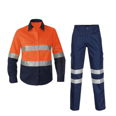 vis reflective security work jacket