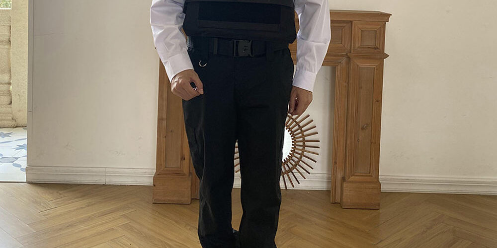 Custom 100% Cotton Tactical Security Guard Uniforms for Men (1) Tactical Security Guard Uniform Supplier