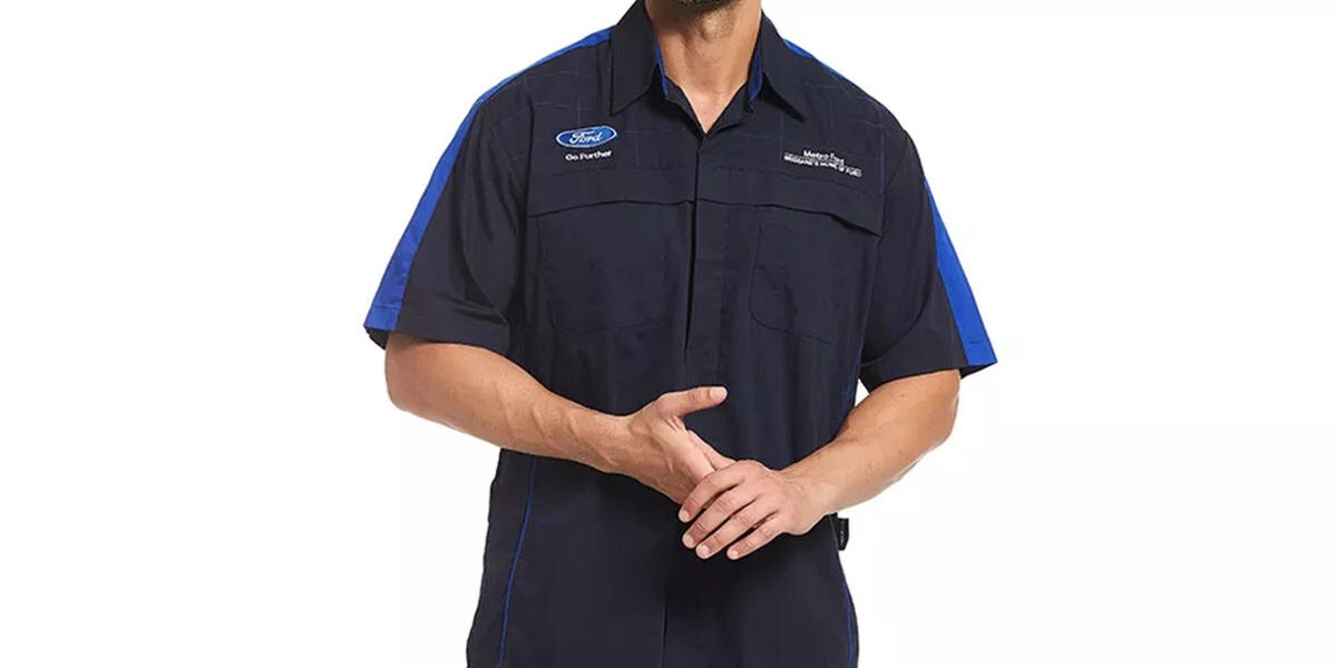 Custom Auto Factory Mechanic Workwear Shirt for Industry Staff (6) Factory Mechanic Workwear Shirt Manufacturer