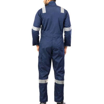 vis reflective industrial coveralls