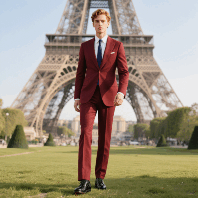 Burgundy Business Suit Uniform Manufacturer