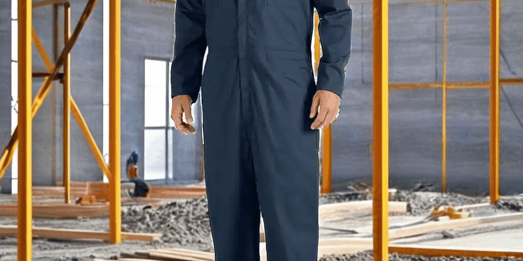 Custom Men’s FR Industrial Workwear Overalls Factory (2) industrial boiler suit coveralls