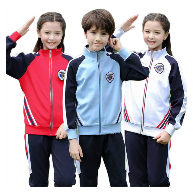 School Uniforms Factory Boys Sports Tracksuit Student Wear (7) School uniforms factory boys