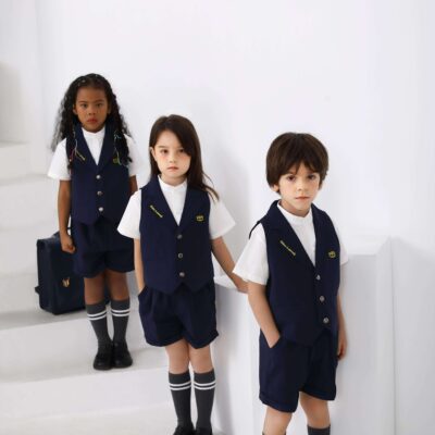 factory kids white orange sportswear sets

Title: Factory Direct Kids School Uniform Sportswear Sets